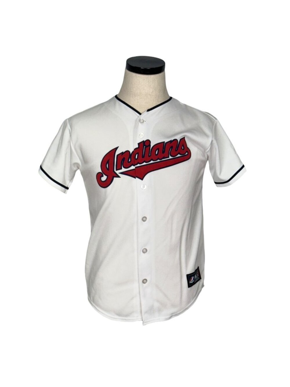 Cleveland Indians Nick Swisher #33 Majestic MLB Womens Jersey White Large
